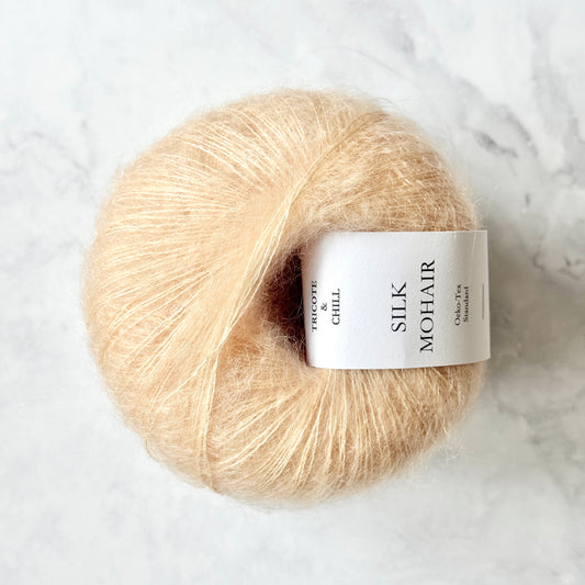 SILK MOHAIR - PEACH