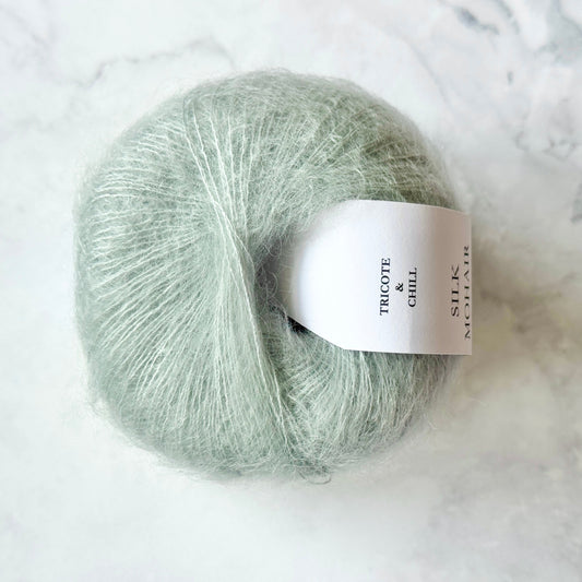 SILK MOHAIR - SAGE